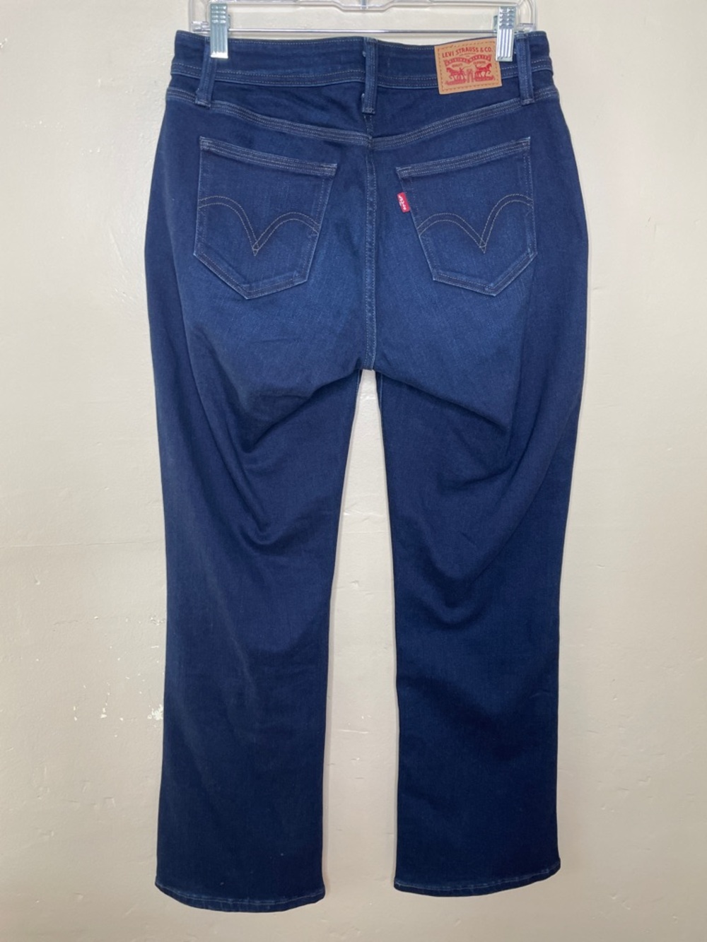 LEVI’S Blue Jeans 529 CURVY Bootcut Mid Rise Basic Dark Wash 5 Pocket Style 10